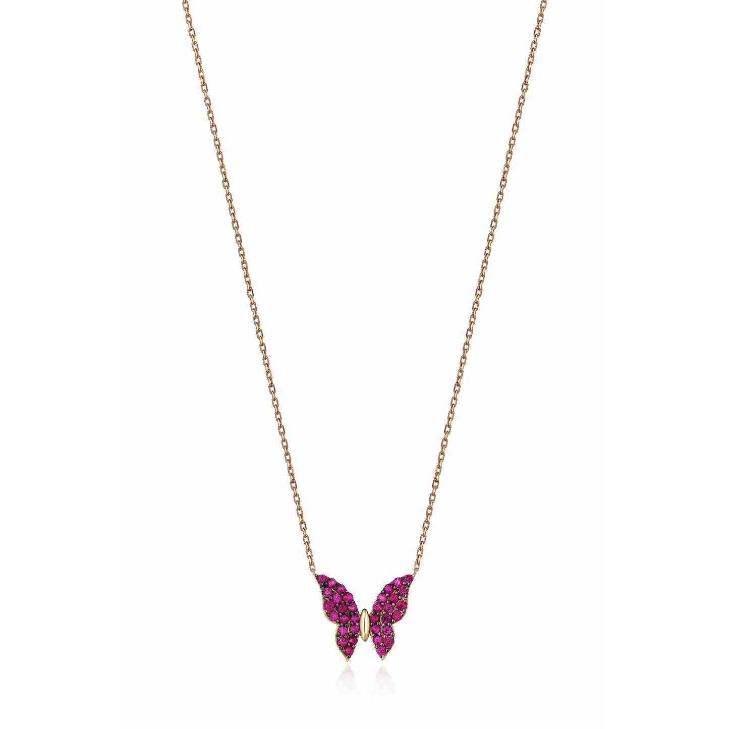 Gift 14K Gold Butterfly Necklace