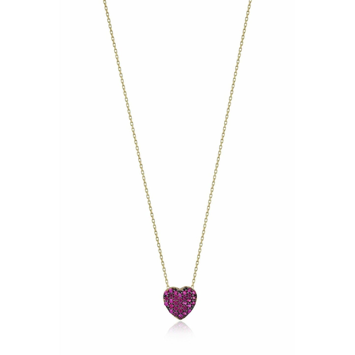 Gift 14K Gold Heart Necklace