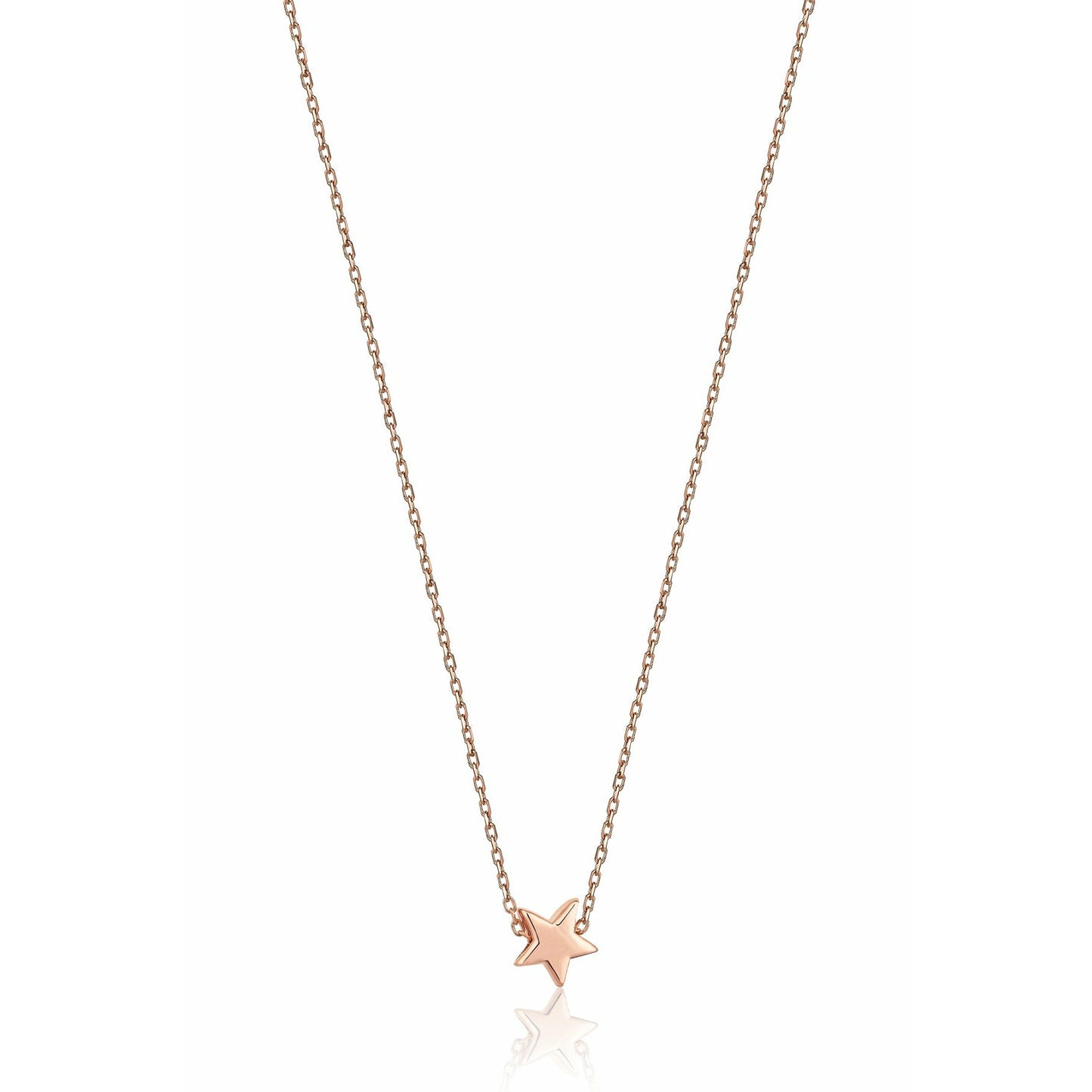 Gift 14K Gold Tiny Star Necklace